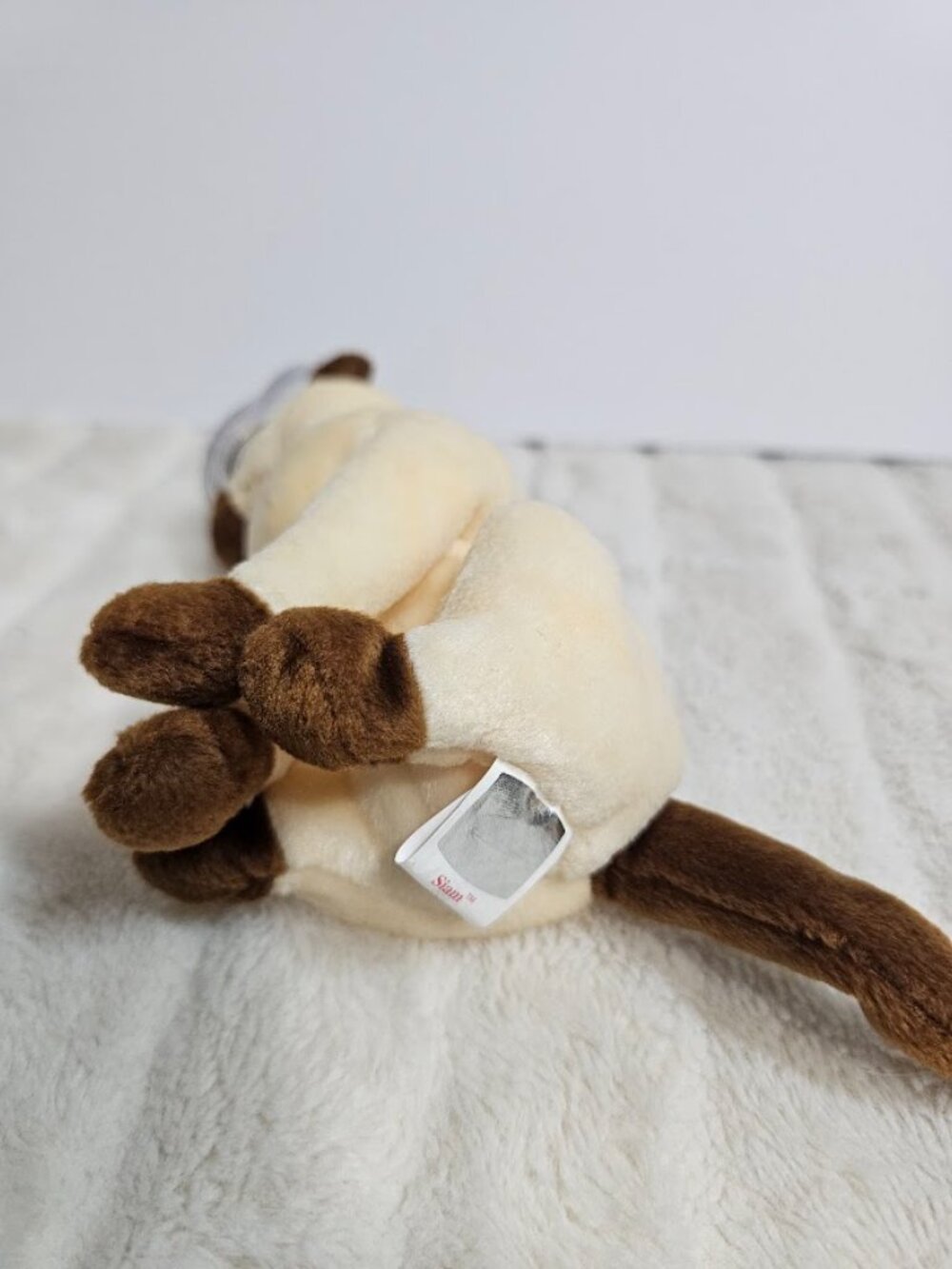 Ty Beanie Baby Siam the Siamese Cat Retired 2001 Vintage Plush - Picture 3 of 3